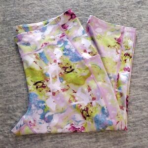 2X Cropped Print Leggings